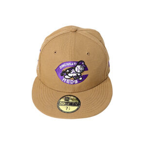 New Era Cincinnati Reds PBJ Big Red Machine 1975 Cooperstown Brown Fitted Hat